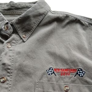 New Hampshire 2011 Wildman Apparel Button-Up Shirt with New Hampshire Embroidery